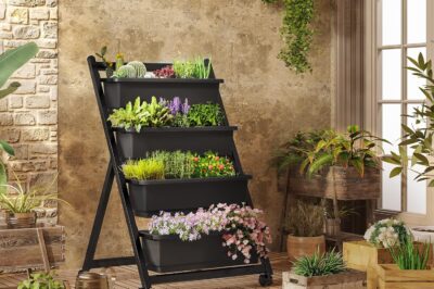 FLEXIMOUNTS Vertical Raised Garden Bed  with Wheels: Find Freedom in Gardening
